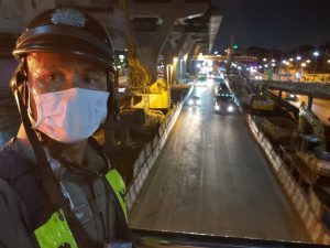 สภาพการจราจร ขาเข้า กม.ที่ 29+200(หน้าศูนย์บริการทางหลวงมหาชัย)