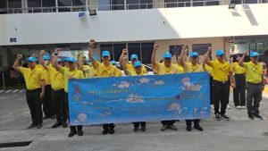 กิจกรรมจิตอาสา ทำความสะอาดปรับภูมิทัศน์ที่ทำการ สภ.เมืองสมุทรสาคร