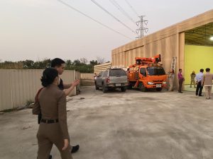 พนักงานสอบสวนเวร ออกตรวจเหตุลักทรัพย์