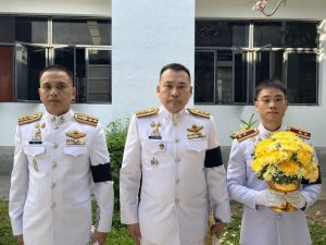 พ.ต.อ.สิทธิพร กะสิ  ผกก.สภ.เมืองสมุทรสาคร ร่วมพิธี “วันมาตรฐานฝีมือแรงงานแห่งชาติ” ประจำปี พ.ศ.2569″